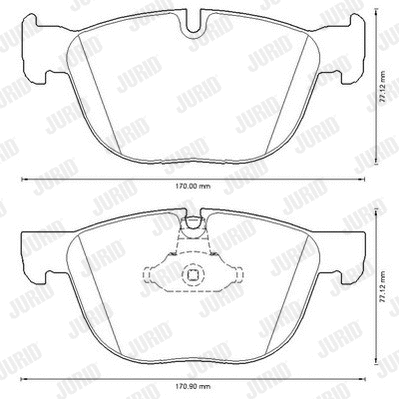 Brake Pad Set, disc brake (573300J)