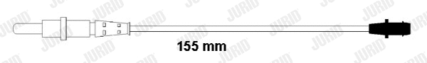 Warning Contact, brake pad wear (581429)