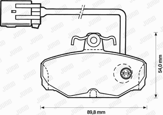 Brake Pad Set, disc brake (571855J)