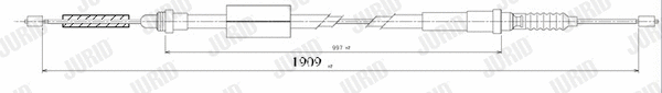 Cable Pull, parking brake (432161J)
