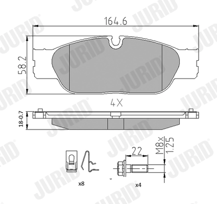 Brake Pad Set, disc brake