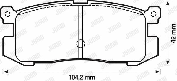 Brake Pad Set, disc brake (572169J)