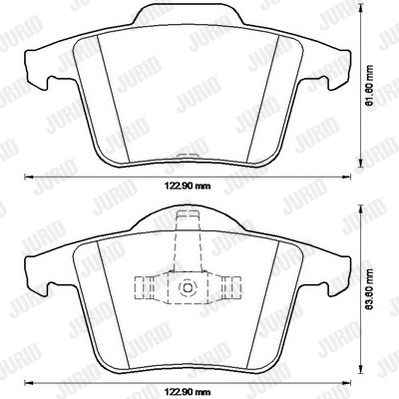 Brake Pad Set, disc brake (573236J)