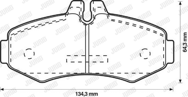 Brake Pad Set, disc brake (571946J)
