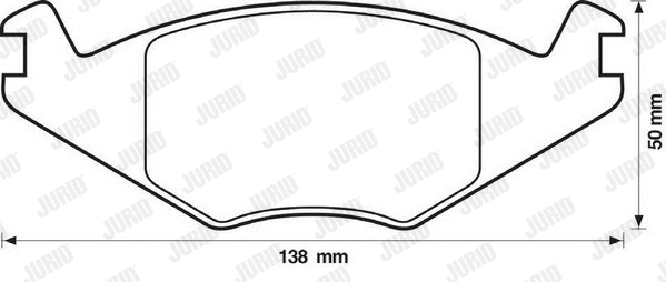 Brake Pad Set, disc brake (571315J)