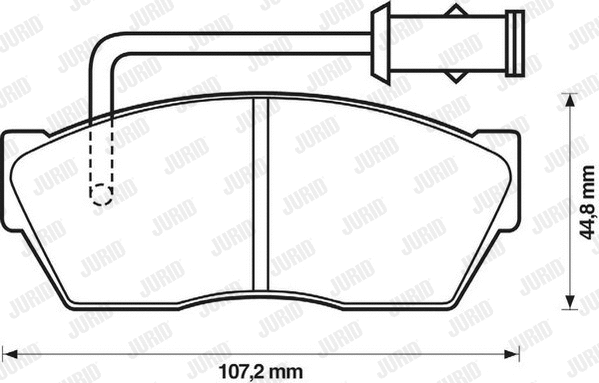 Brake Pad Set, disc brake (571386J)