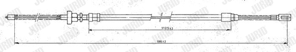 Cable Pull, parking brake (431210J)