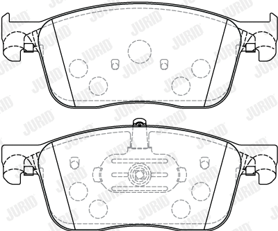 Brake Pad Set, disc brake (573862J)
