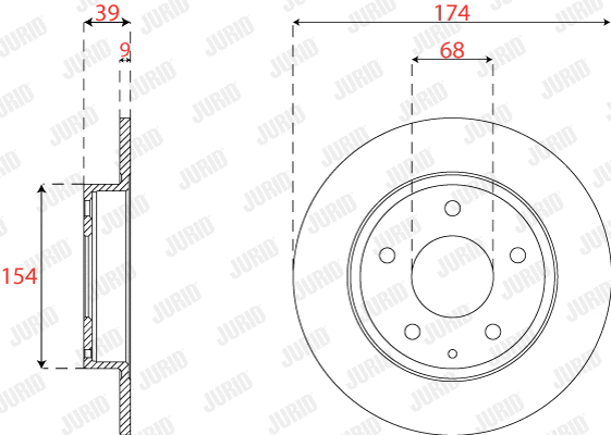 Brake Disc (563286JC)