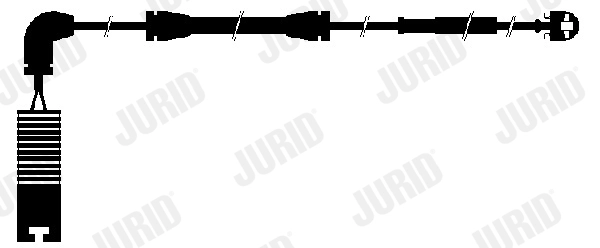Warning Contact, brake pad wear (FWI265)