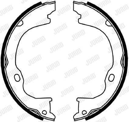 Brake Shoe Set, parking brake (362644J)