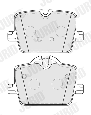 Brake Pad Set, disc brake (574080J)