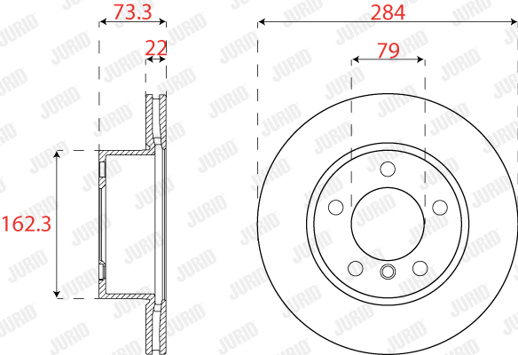 Brake Disc (563322JC)