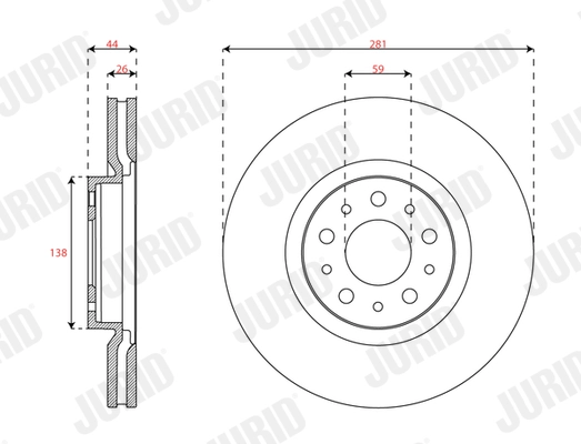 Brake Disc (563719JC)