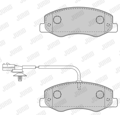Brake Pad Set, disc brake (573358J)