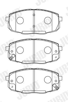 Brake Pad Set, disc brake (573730J)