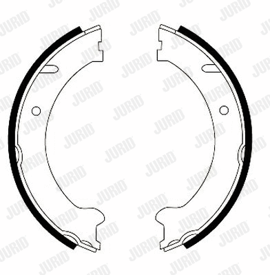 Brake Shoe Set, parking brake