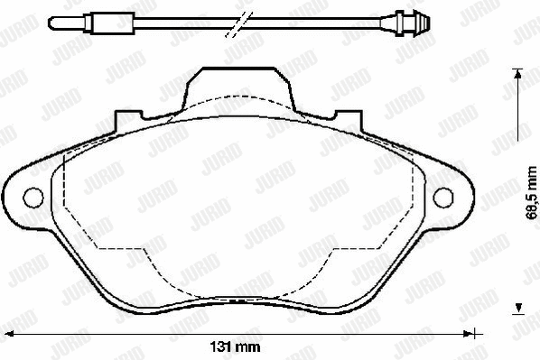 Brake Pad Set, disc brake (571752J)