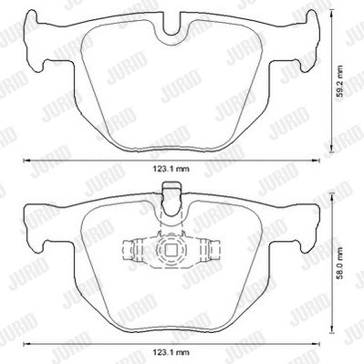 Brake Pad Set, disc brake (573285J)