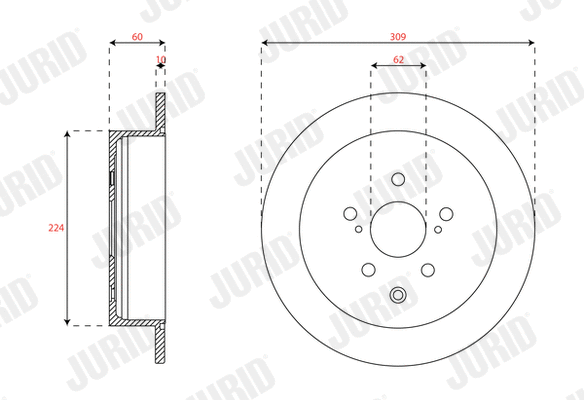 Brake Disc (563493JC)