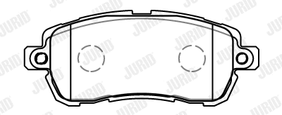 Brake Pad Set, disc brake (573885J)