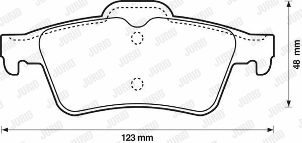 Brake Pad Set, disc brake (573018J)