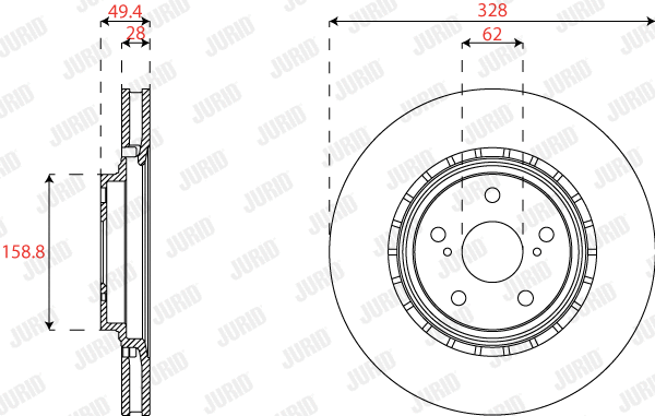 Brake Disc (563460JC)