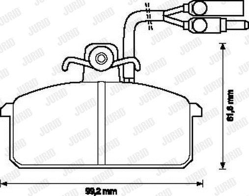 Brake Pad Set, disc brake (571455J)