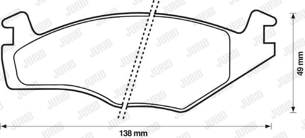 Brake Pad Set, disc brake (571848J)