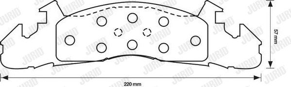 Brake Pad Set, disc brake (571517J)