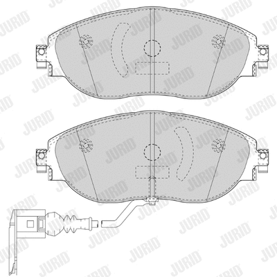 Brake Pad Set, disc brake (573418J)