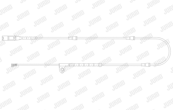 Warning Contact, brake pad wear (581468)