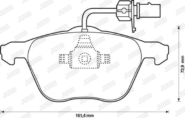 Brake Pad Set, disc brake (573047J)