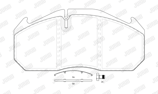 Brake Pad Set, disc brake (2903005390)
