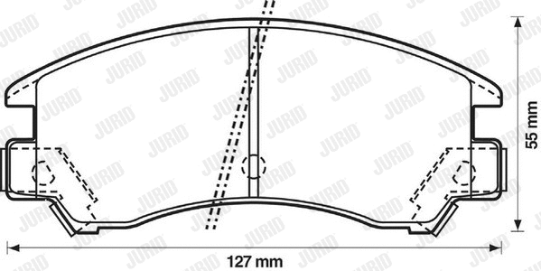 Brake Pad Set, disc brake (572267J)