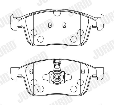 Brake Pad Set, disc brake (573808J)