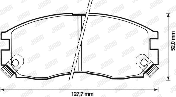 Brake Pad Set, disc brake (572381J)