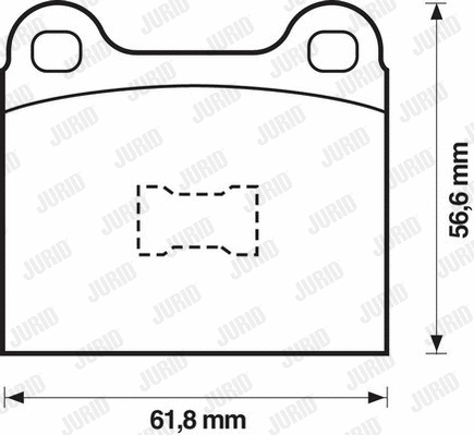 Brake Pad Set, disc brake (571232J)