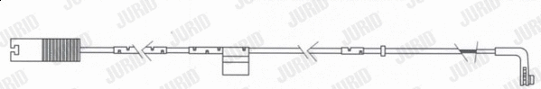 Warning Contact, brake pad wear (581406)
