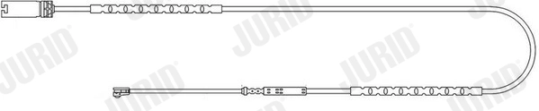 Warning Contact, brake pad wear (FWI402)
