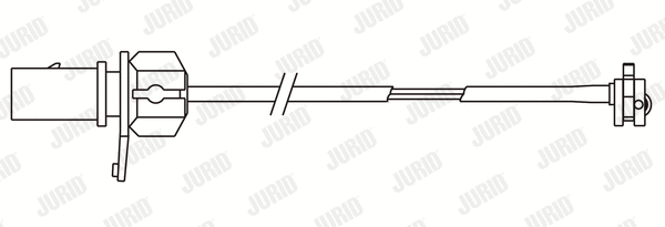 Warning Contact, brake pad wear (581430)