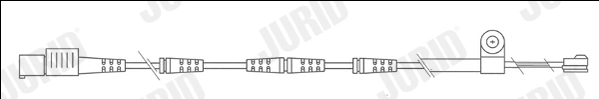 Warning Contact, brake pad wear (FWI350)