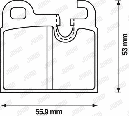 Brake Pad Set, disc brake (571374J)