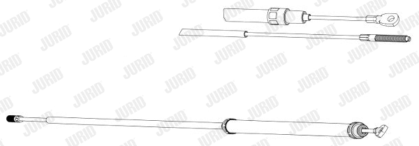 Cable Pull, parking brake (432013J)