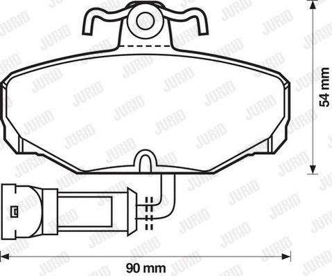 Brake Pad Set, disc brake (571408J)