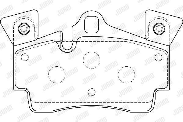 Brake Pad Set, disc brake (573638J)