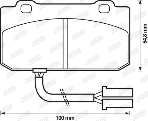 Brake Pad Set, disc brake (571461J)