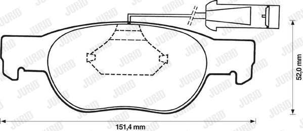 Brake Pad Set, disc brake (571887J)
