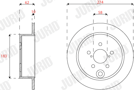 Brake Disc (563343JC)