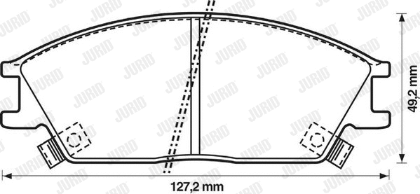 Brake Pad Set, disc brake (572269J)